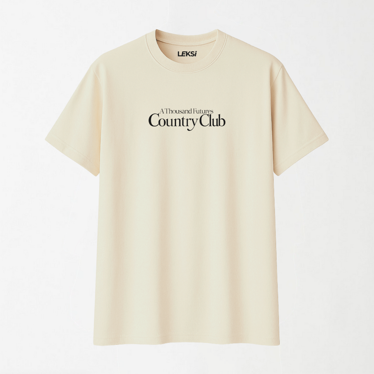 A Thousand Futures x Country Club - Round Neck Unisex T Shirt S - Premium Unisex Graphic T-Shirt | LEKSI Pakistan
