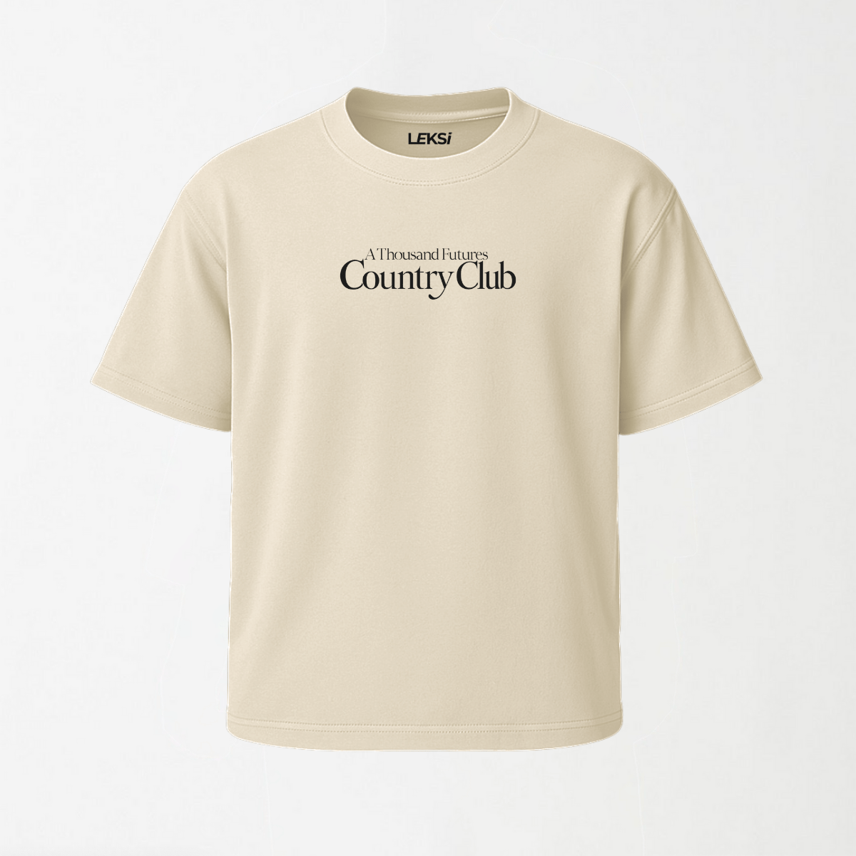 A Thousand Futures x Country Club - Round Neck Unisex T Shirt S - Premium Unisex Graphic T-Shirt | LEKSI Pakistan
