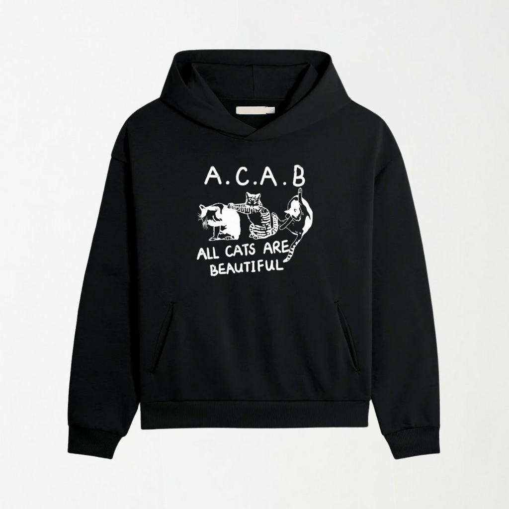 ACAB Cats - Graphic Hoodie S - Premium Unisex | LEKSI Pakistan