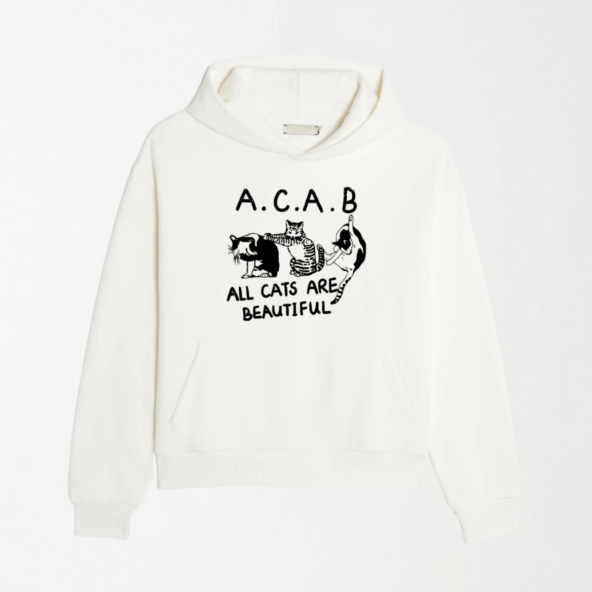 ACAB Cats - Graphic Hoodie S - Premium Unisex | LEKSI Pakistan