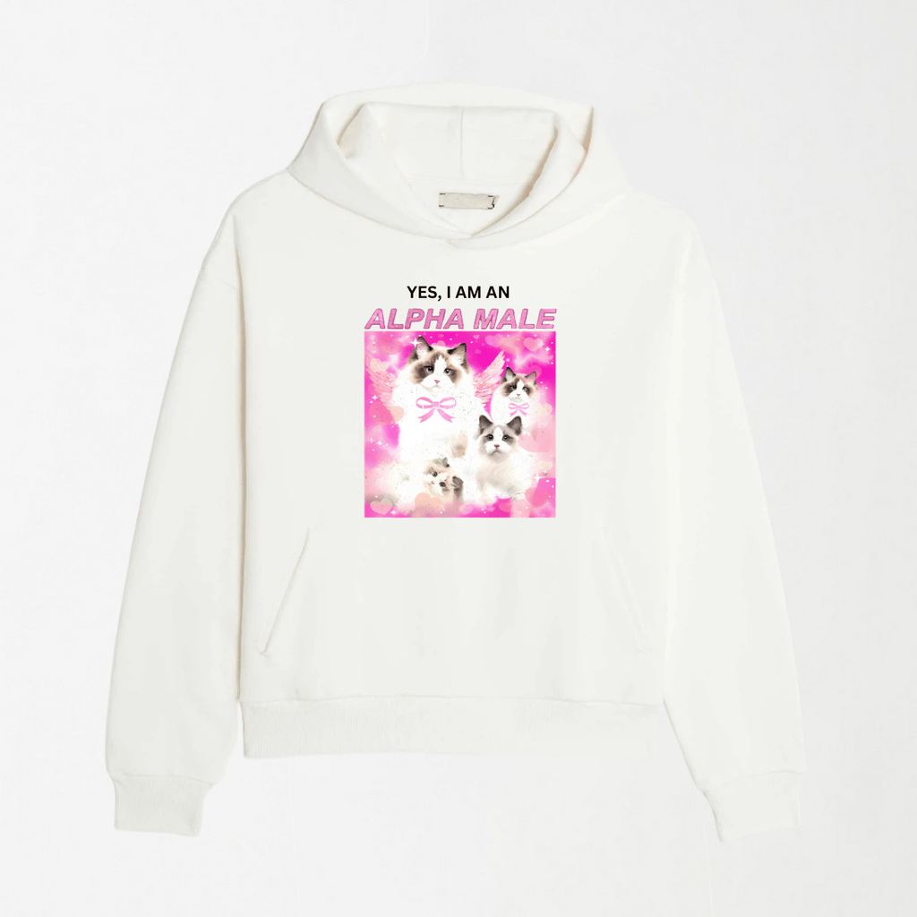 Alpha Male - Graphic Hoodie S - Premium Unisex | LEKSI Pakistan