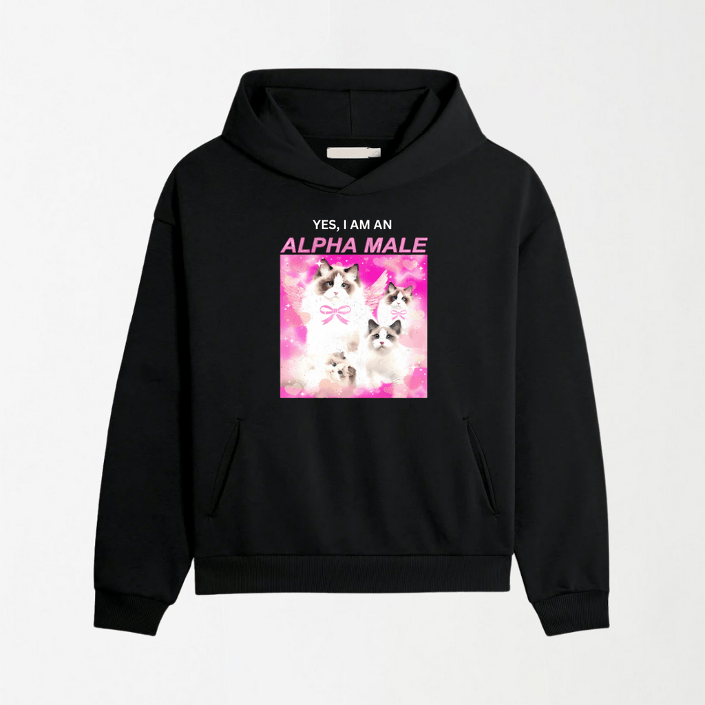 Alpha Male - Graphic Hoodie S - Premium Unisex | LEKSI Pakistan