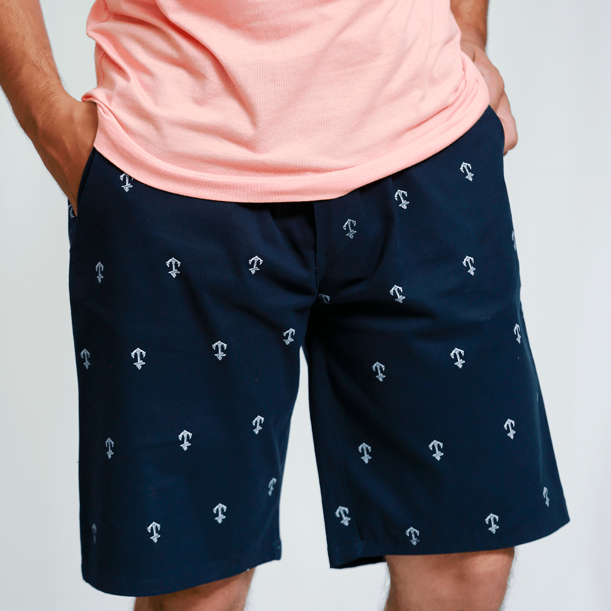 Anchors Navy Men’s Shorts XS - Premium Unisex Men's Shorts | LEKSI Pakistan