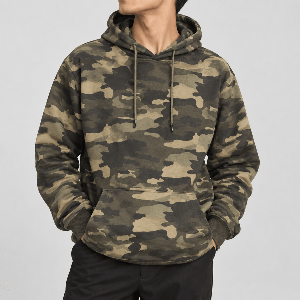Army Print Unisex Hoodie XS - Premium Unisex | LEKSI Pakistan
