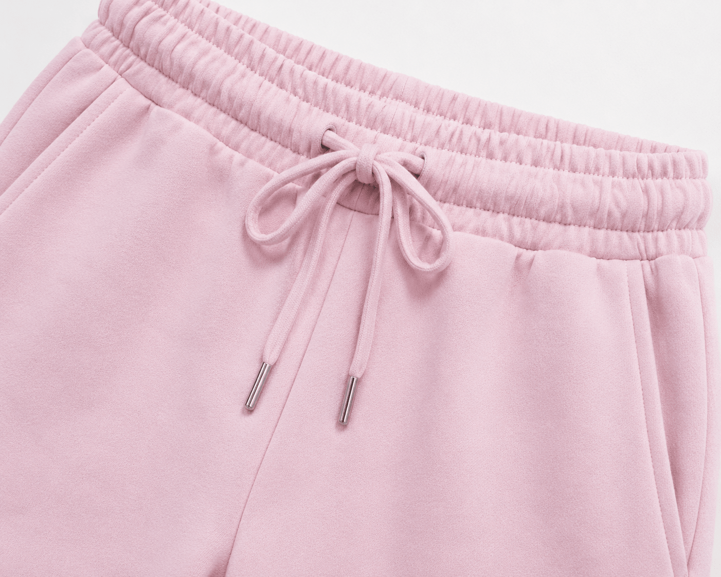 Baby Pink Unisex Fleece Sweatpants (Winter-Friendly) XS - Premium Unisex Sweatpants | LEKSI Pakistan