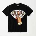 Bad Boy Poker Series - Round Neck Unisex T Shirt S - Premium Unisex Graphic T-Shirt | LEKSI Pakistan