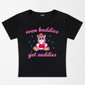 Baddies Got Saddies Cat Y2K Baby Tee XXS - Premium Unisex | LEKSI Pakistan