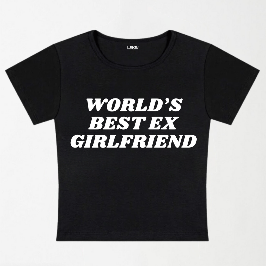 Best Ex Girlfriend Y2K Baby Tee XXS - Premium Unisex | LEKSI Pakistan
