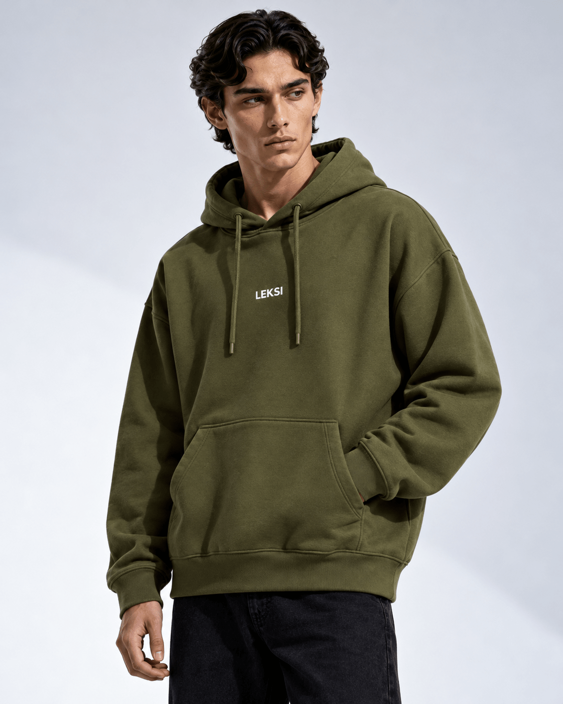 Bistro Green Cloud Hoodie S - Premium Unisex Raglan Hoodie | LEKSI Pakistan
