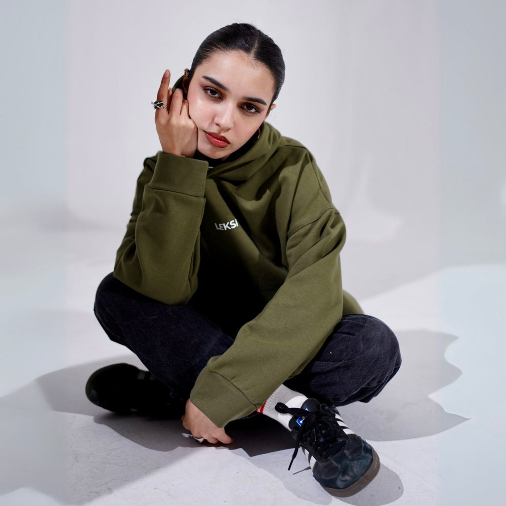 Bistro Green Cloud Hoodie S - Premium Unisex Raglan Hoodie | LEKSI Pakistan
