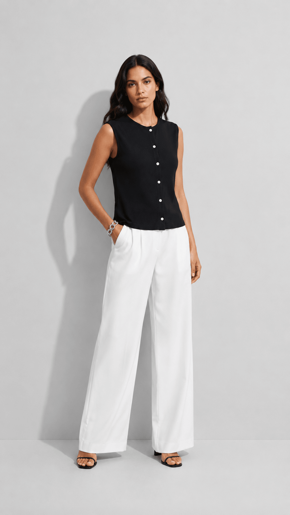 Black Button Down Top XS - Premium Unisex | LEKSI Pakistan