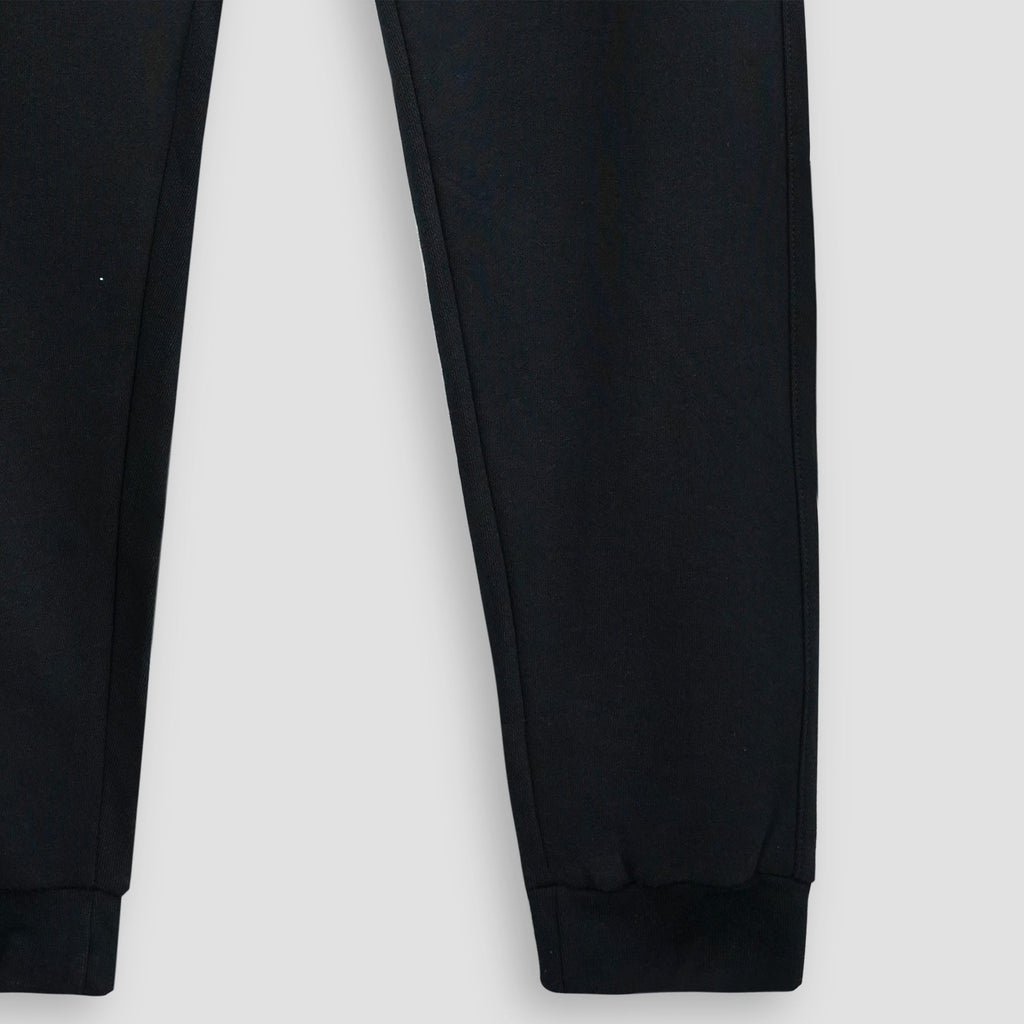 Black Unisex Sweatpants - French Terry (Summer - Friendly) XXS - Premium Unisex Sweatpants | LEKSI Pakistan