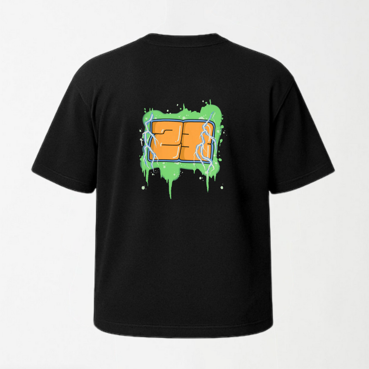 BLOTCH 23 - Round Neck Unisex T Shirt S - Premium Unisex Graphic T-Shirt | LEKSI Pakistan