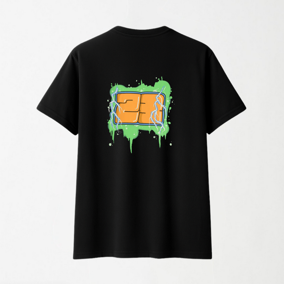 BLOTCH 23 - Round Neck Unisex T Shirt S - Premium Unisex Graphic T-Shirt | LEKSI Pakistan