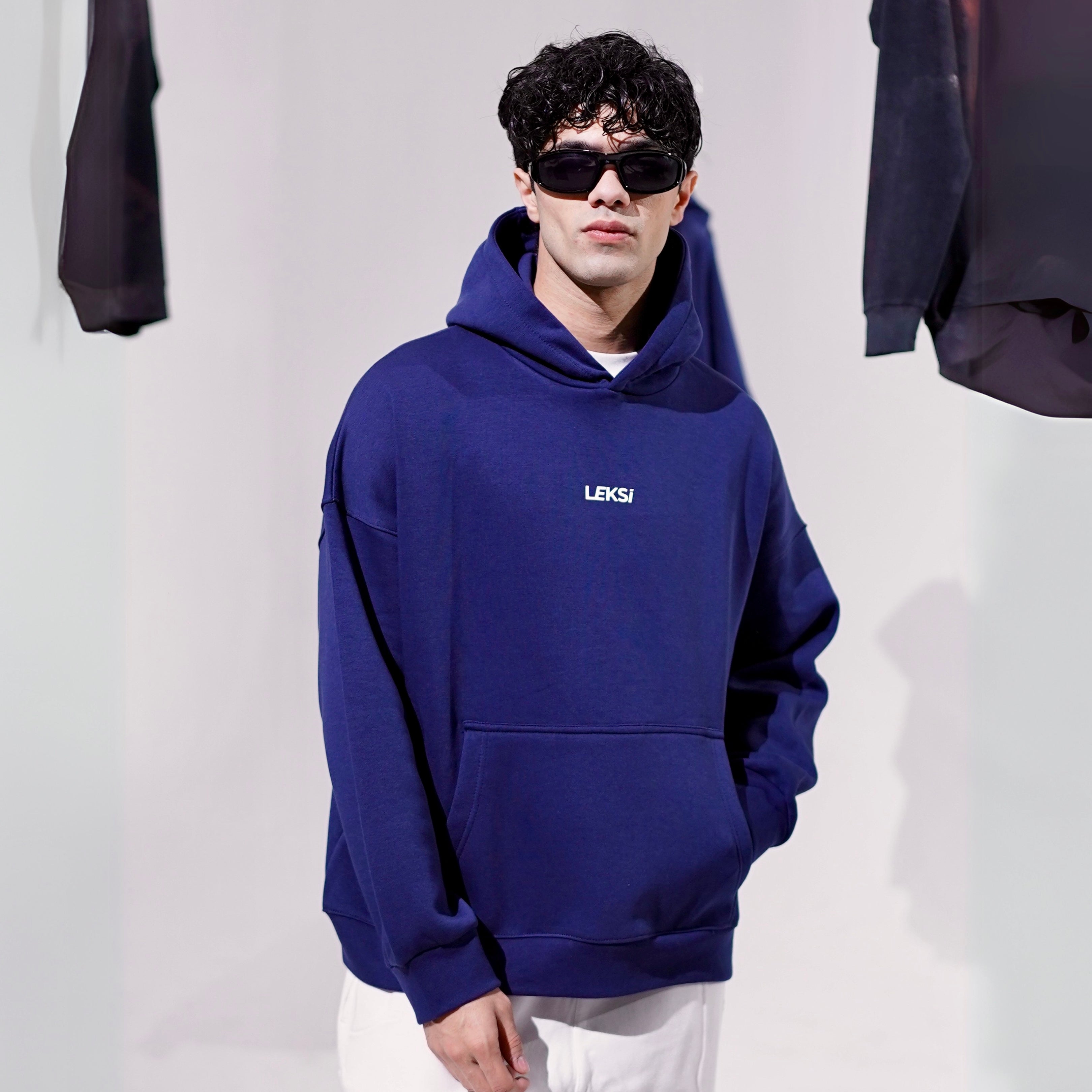 Blue Marine Cloud Hoodie S - Premium Unisex Raglan Hoodie | LEKSI Pakistan