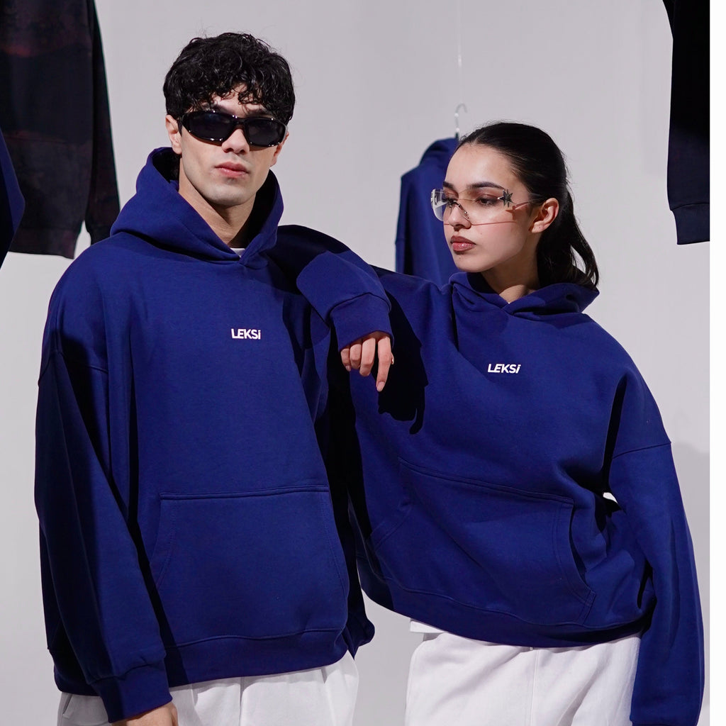 Blue Marine Cloud Hoodie S - Premium Unisex Raglan Hoodie | LEKSI Pakistan