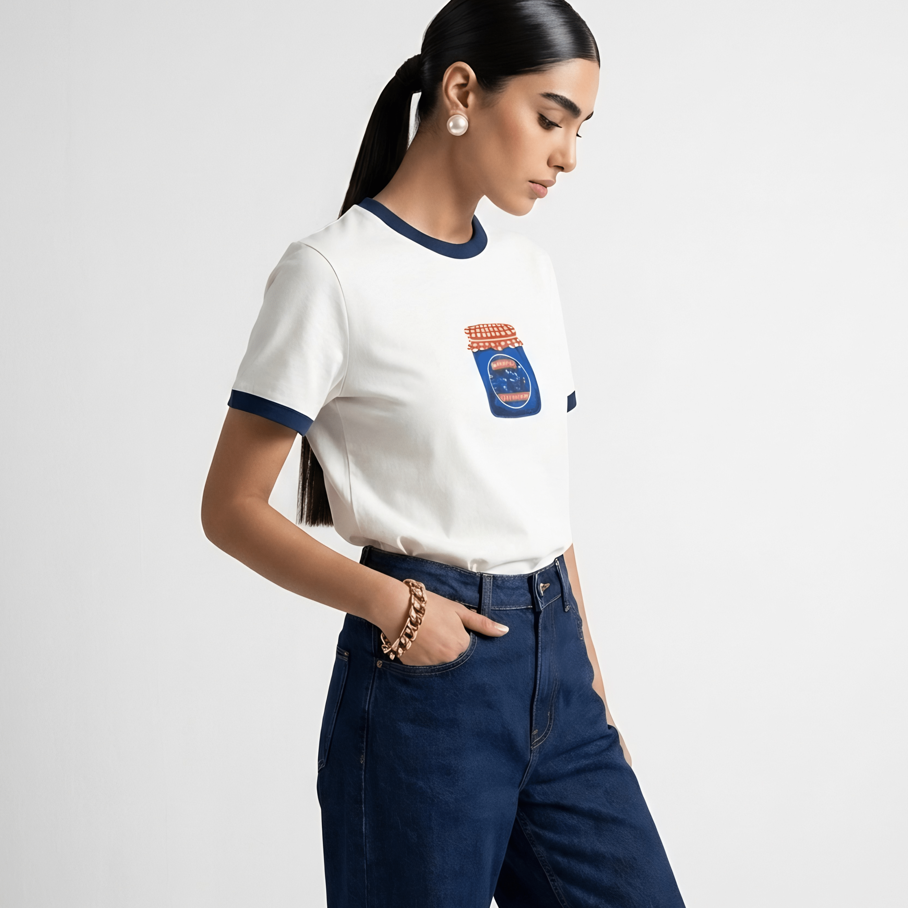 Blueberry Preserve Jam - Women's Graphic Cropped Top XXS - Premium Unisex | LEKSI Pakistan