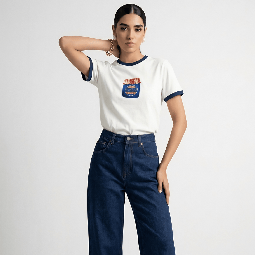 Blueberry Preserve Jam - Women's Graphic Cropped Top XXS - Premium Unisex | LEKSI Pakistan