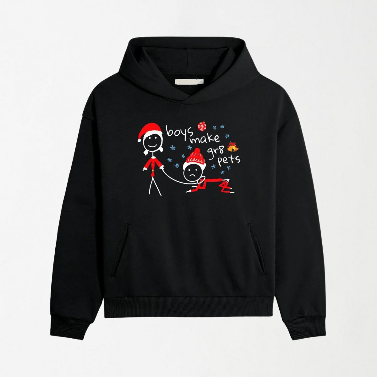 Boys Make Gr8 Pets Christmas - Graphic Hoodie S - Premium Unisex | LEKSI Pakistan