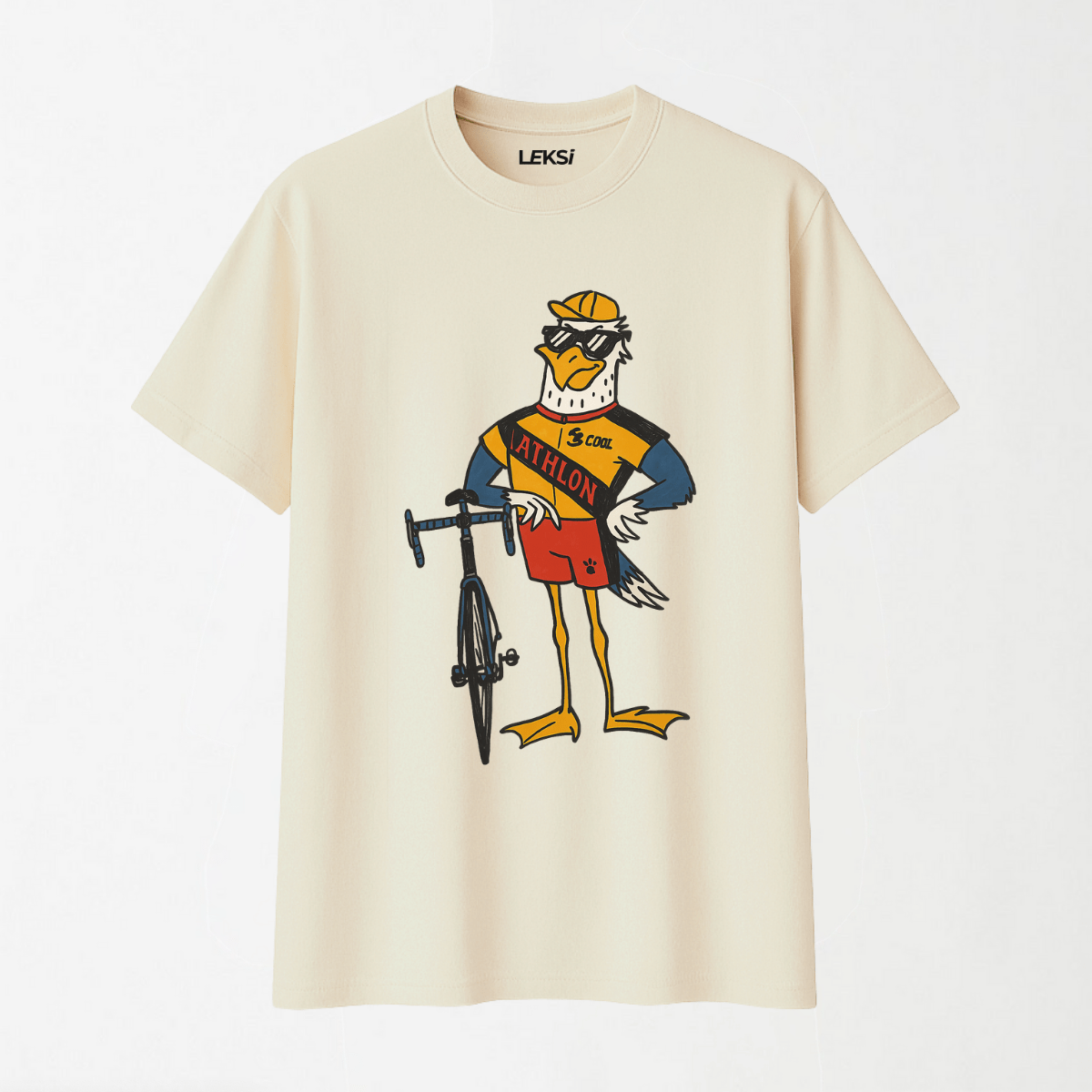 BRAKEBURN Seagull - Round Neck Unisex T Shirt S - Premium Unisex Graphic T-Shirt | LEKSI Pakistan