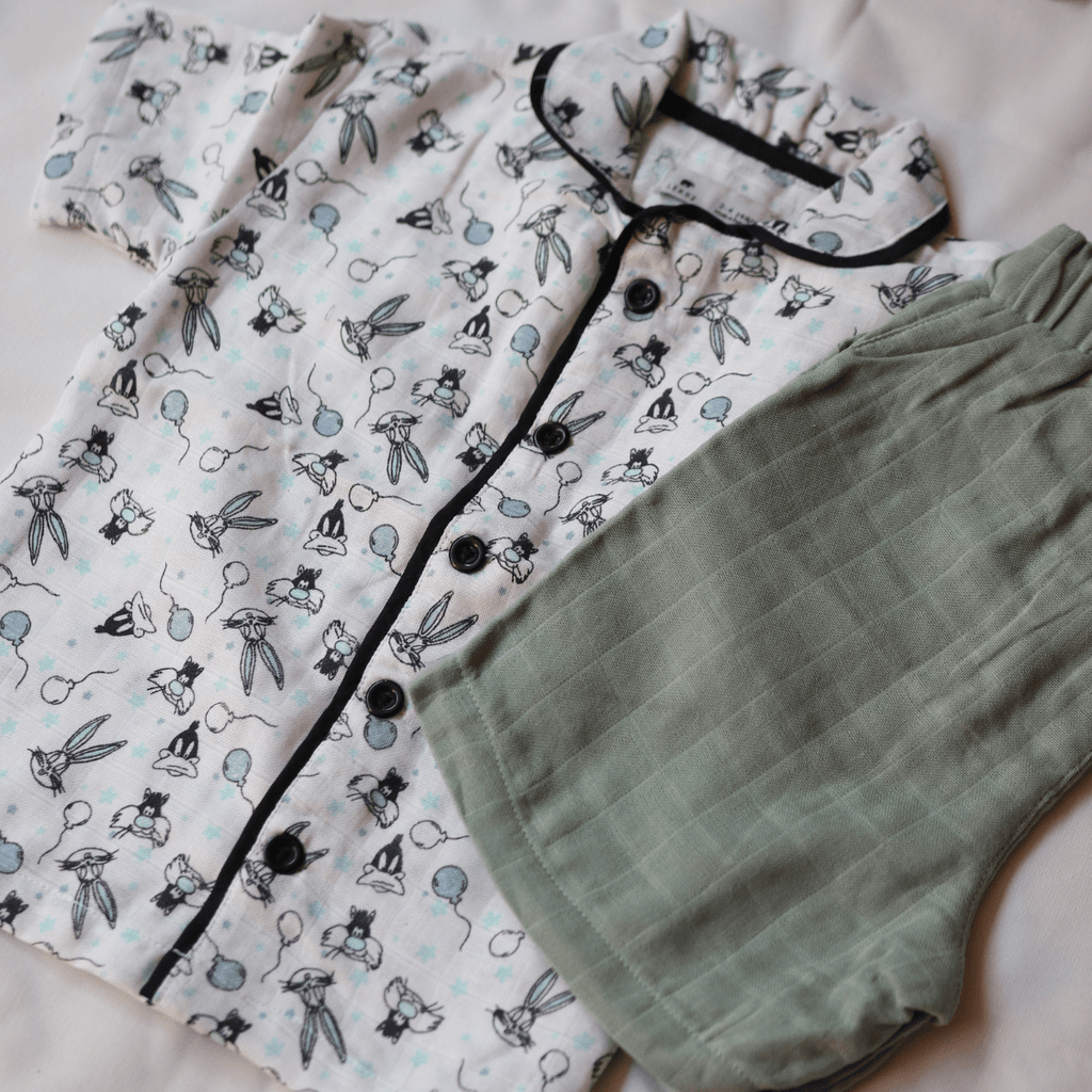 Bugs Bunny Night Suit - Kids 3 - 4 Years - Premium Unisex | LEKSI Pakistan