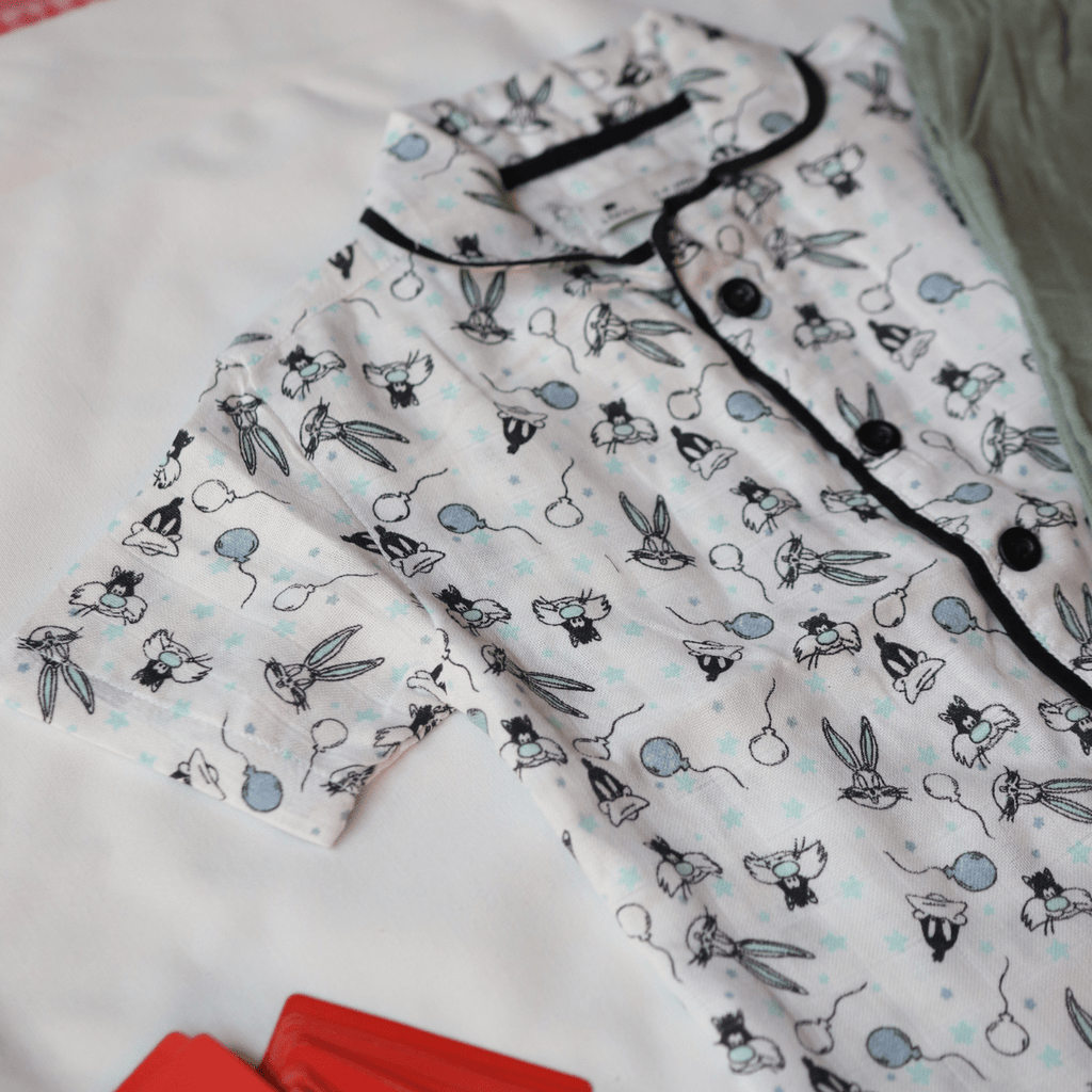 Bugs Bunny Night Suit - Kids 3 - 4 Years - Premium Unisex | LEKSI Pakistan