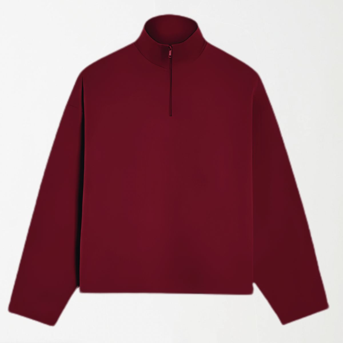 Burgundy Unisex Pique Quarter Zip XS - Premium Unisex Quarter Zips | LEKSI Pakistan