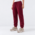 Burgundy Unisex Sweatpants - French Terry (Summer-Friendly) XS - Premium Unisex Sweatpants | LEKSI Pakistan