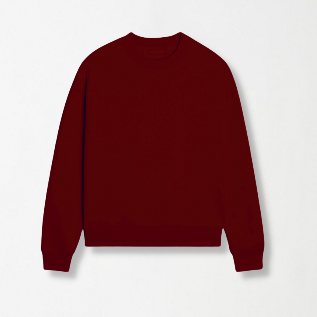 Deep Burgundy Unisex Fleece Sweatshirt
