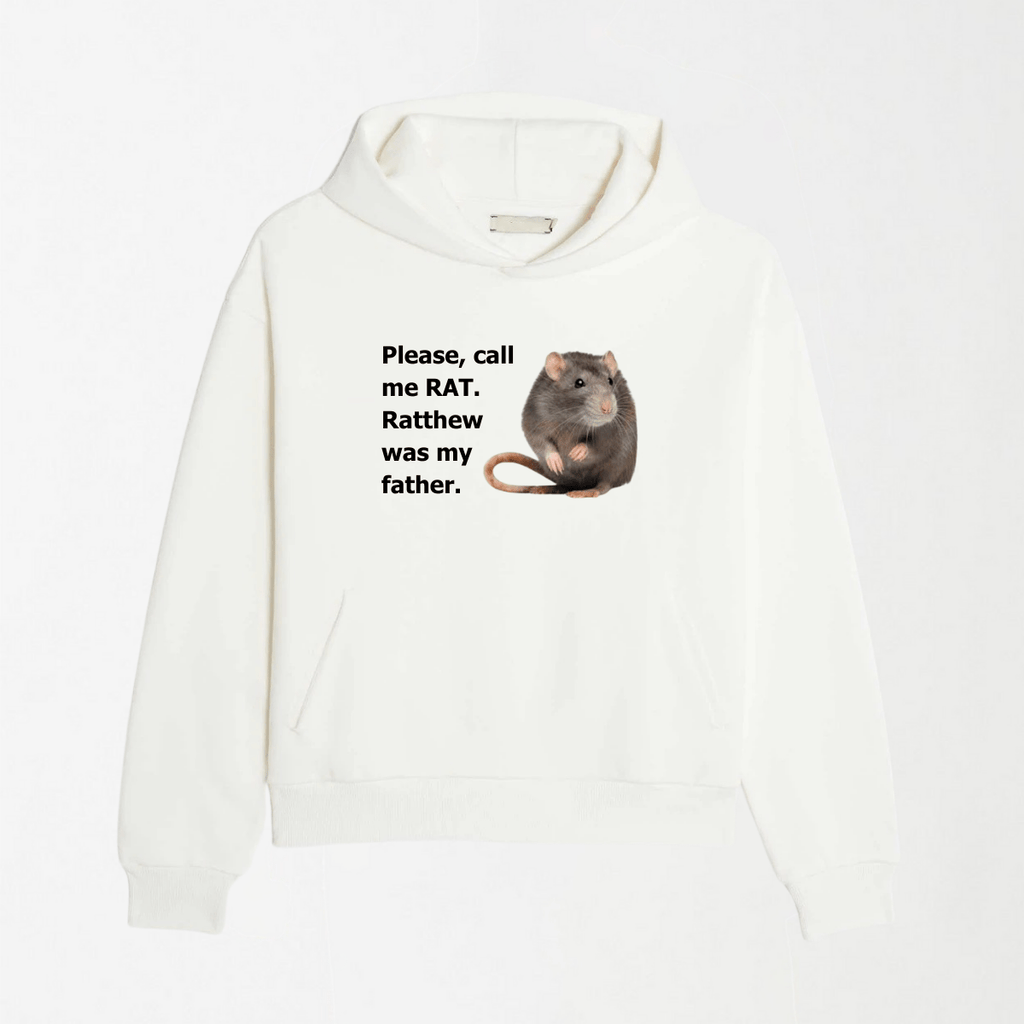 Call Me Rat - Graphic Hoodie S - Premium Unisex | LEKSI Pakistan