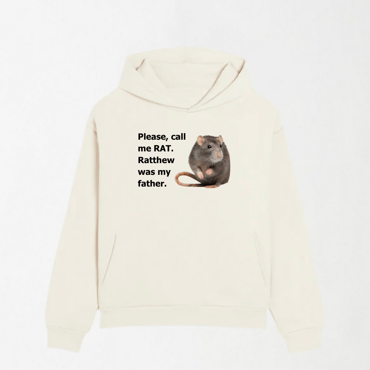 Call Me Rat - Graphic Hoodie S - Premium Unisex | LEKSI Pakistan