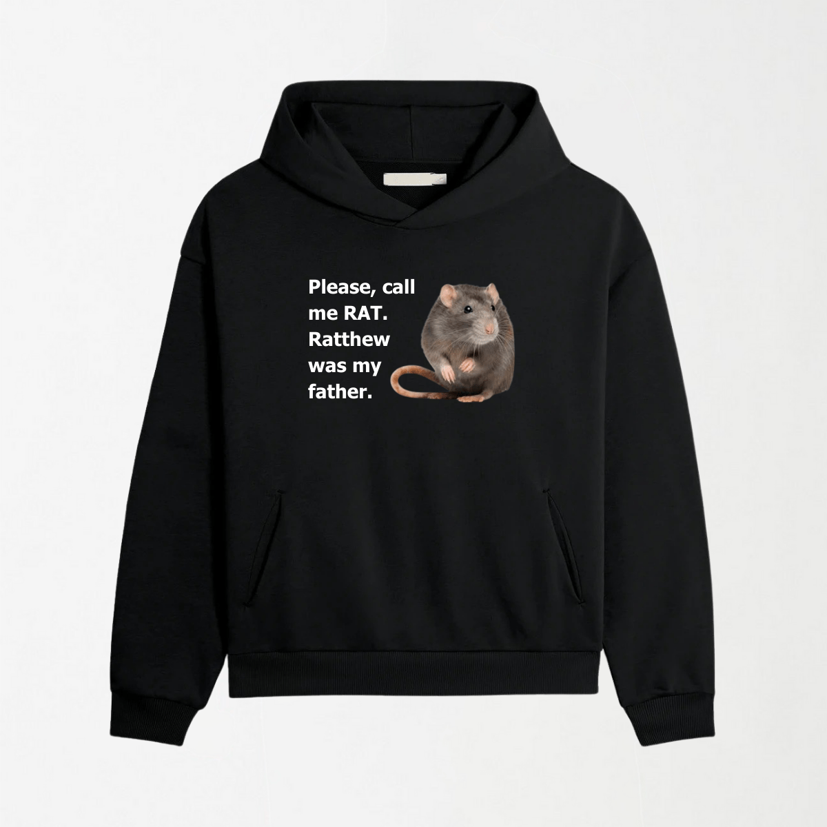 Call Me Rat - Graphic Hoodie S - Premium Unisex | LEKSI Pakistan