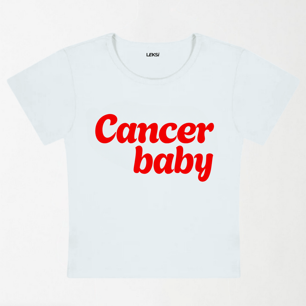 Cancer Baby Y2K Baby Tee XXS - Premium Unisex | LEKSI Pakistan