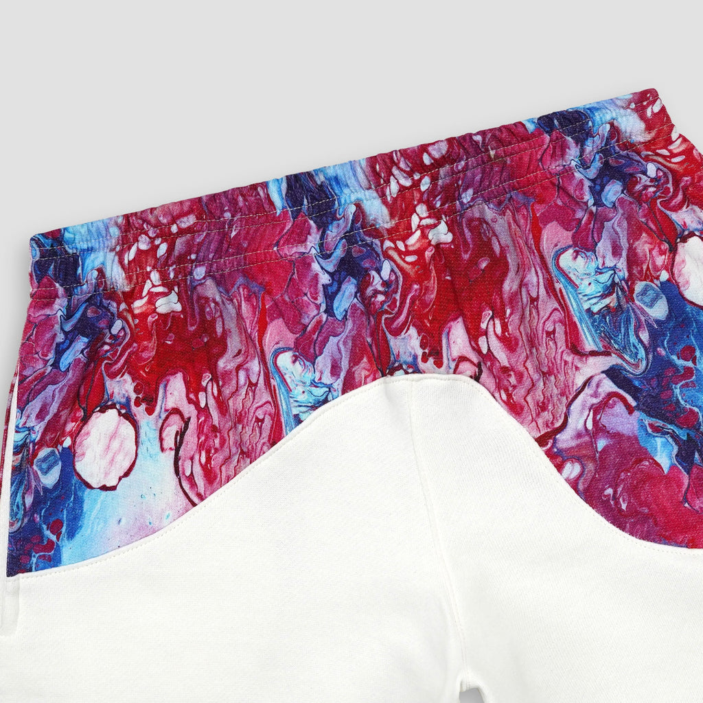 Candyfloss Panel Women's Shorts XS - Premium Unisex | LEKSI Pakistan