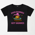 Capybara Get Saddies Y2K Baby Tee XXS - Premium Unisex | LEKSI Pakistan