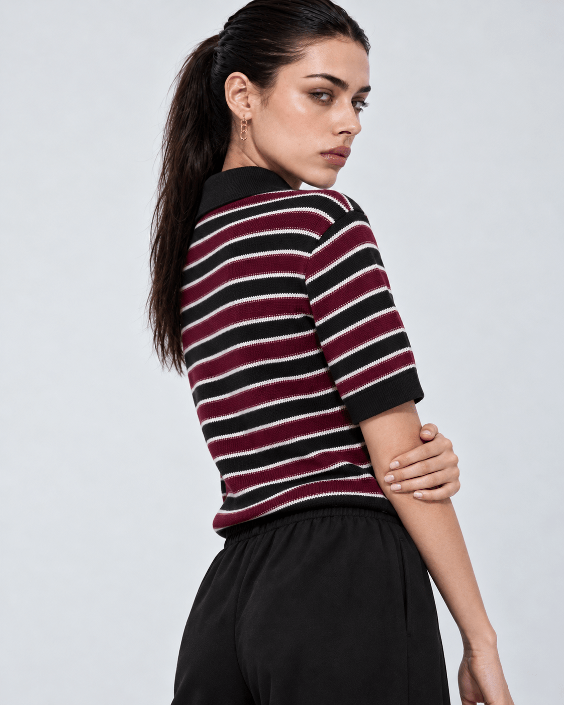 Cassette Striped Quarter Zip XS - Premium Unisex | LEKSI Pakistan