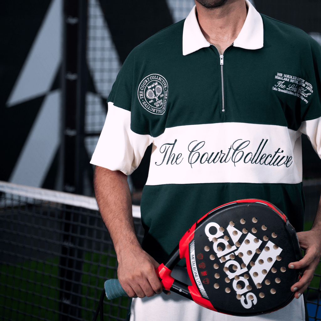 Center Line Golf Green Boxy Quarter Zip Polo - Unisex S - Premium Unisex | LEKSI Pakistan