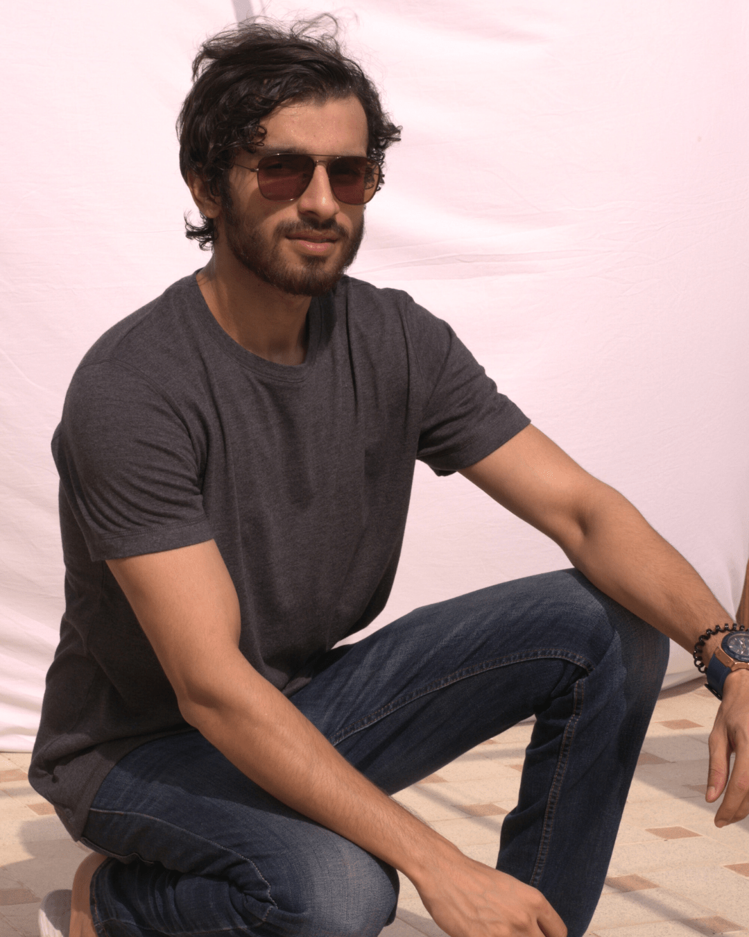 Charcoal Grey Heather T-Shirt S - Premium Unisex | LEKSI Pakistan