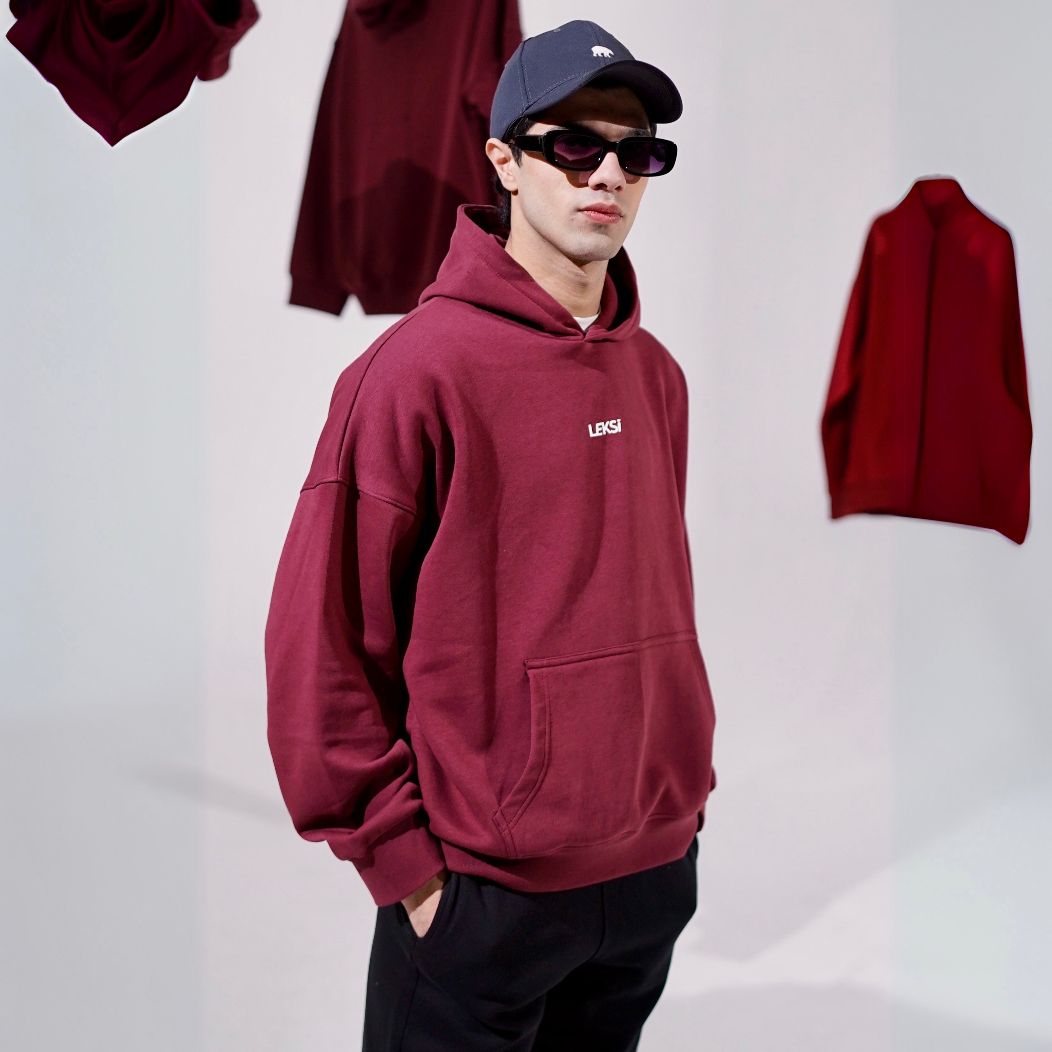 Cherry Cola Cloud Hoodie S - Premium Unisex Raglan Hoodie | LEKSI Pakistan