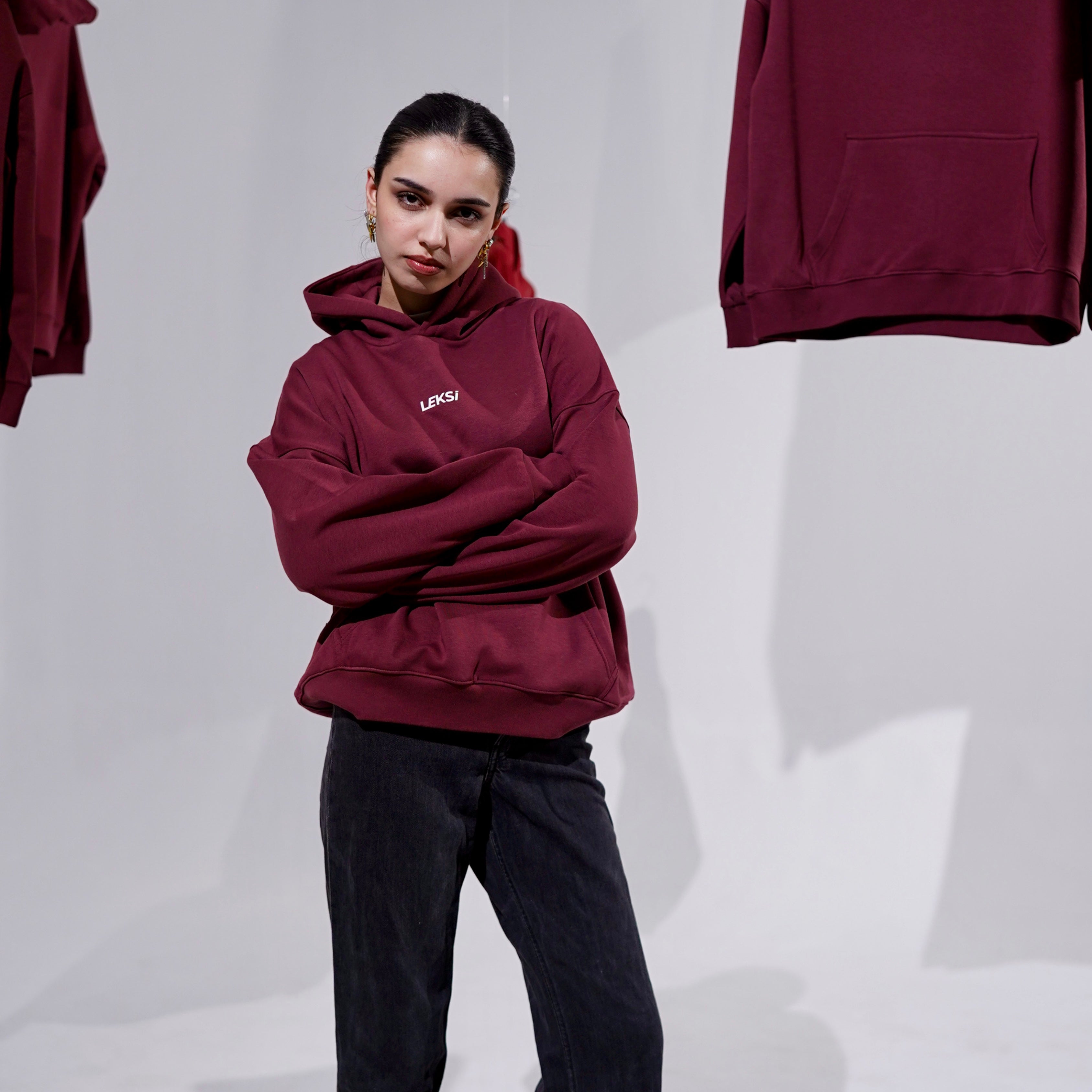 Cherry Cola Cloud Hoodie S - Premium Unisex Raglan Hoodie | LEKSI Pakistan