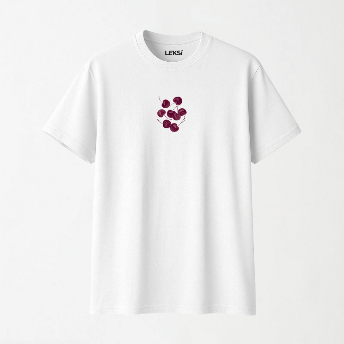 Cherry Nice - Round Neck Unisex T Shirt S - Premium Unisex Graphic T-Shirt | LEKSI Pakistan