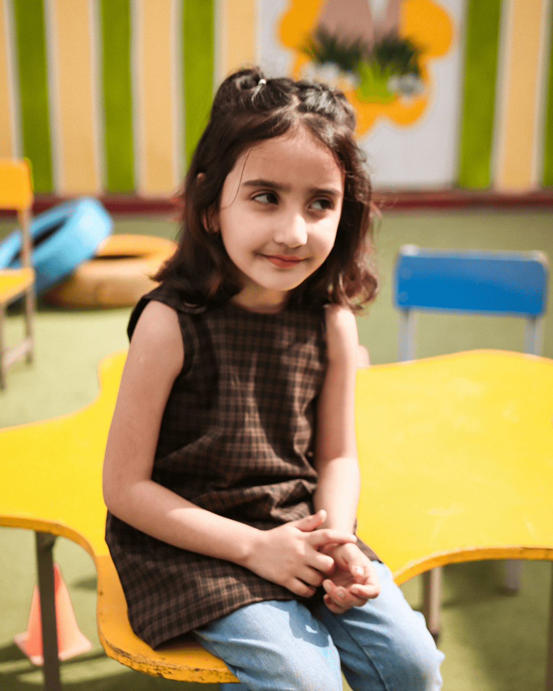 Chocolate Brown Sleeveless Top - Girls 3 - 4 Years - Premium Unisex | LEKSI Pakistan