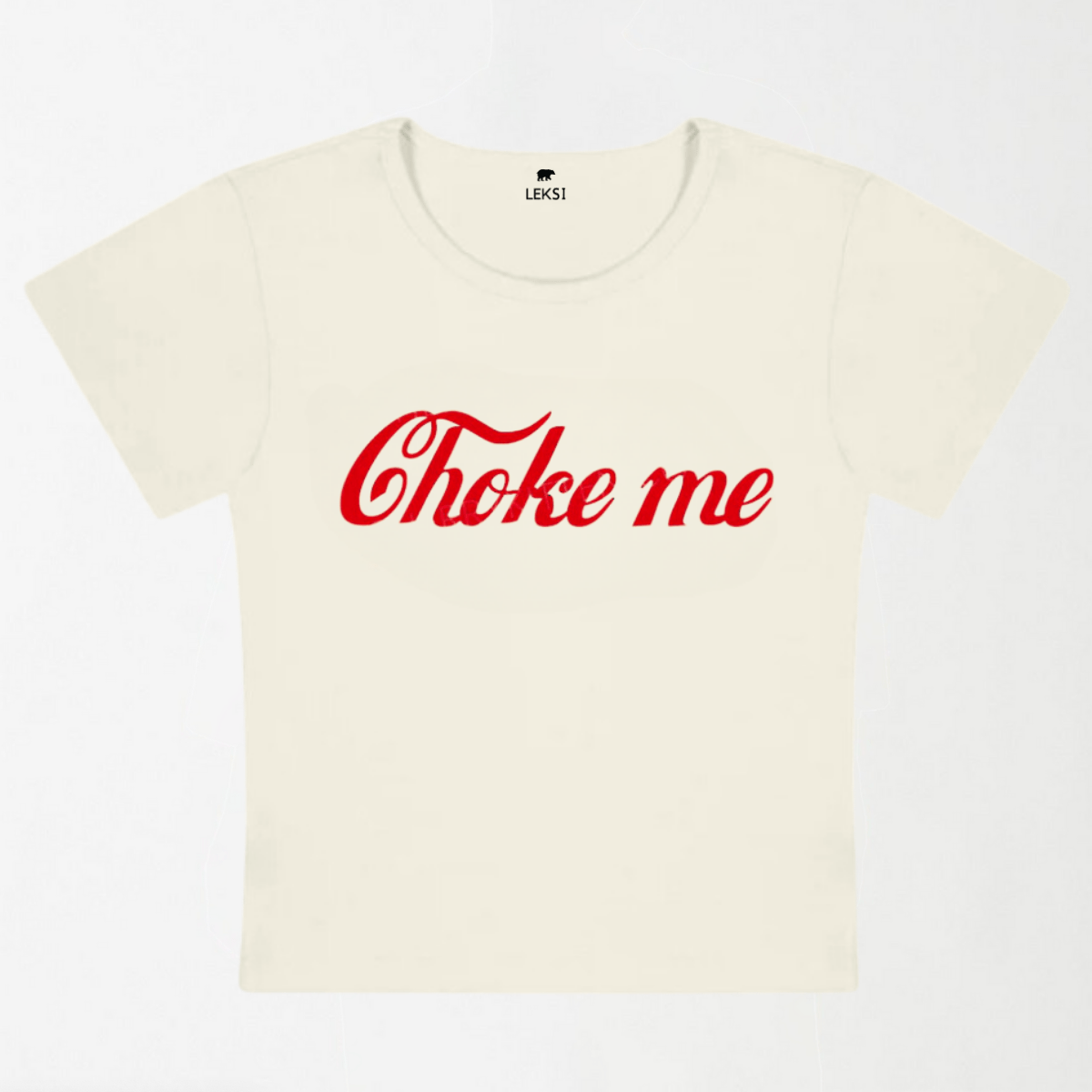 Choke Me Y2K Baby Tee XXS - Premium Unisex | LEKSI Pakistan
