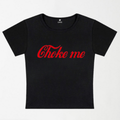 Choke Me Y2K Baby Tee XXS - Premium Unisex | LEKSI Pakistan
