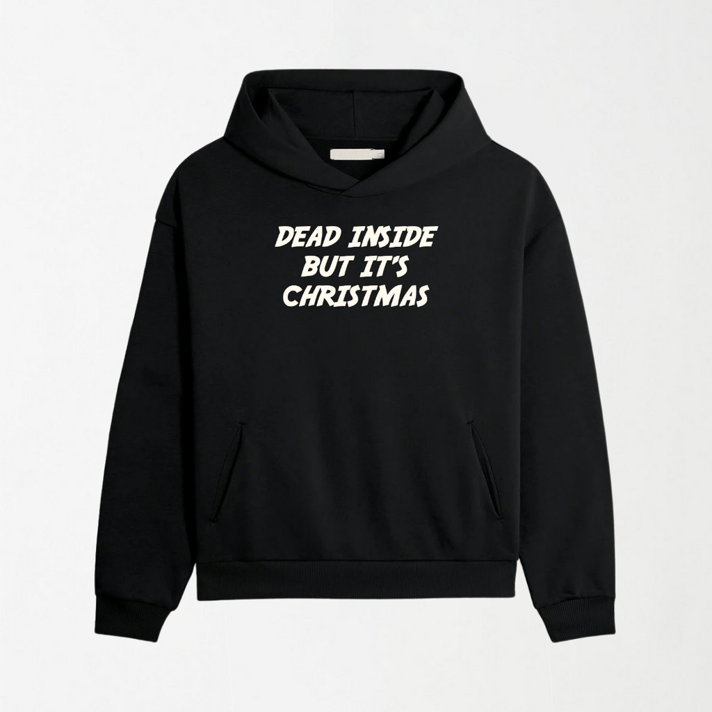 Christmas Skeleton - Black Graphic Hoodie S - Premium Unisex | LEKSI Pakistan