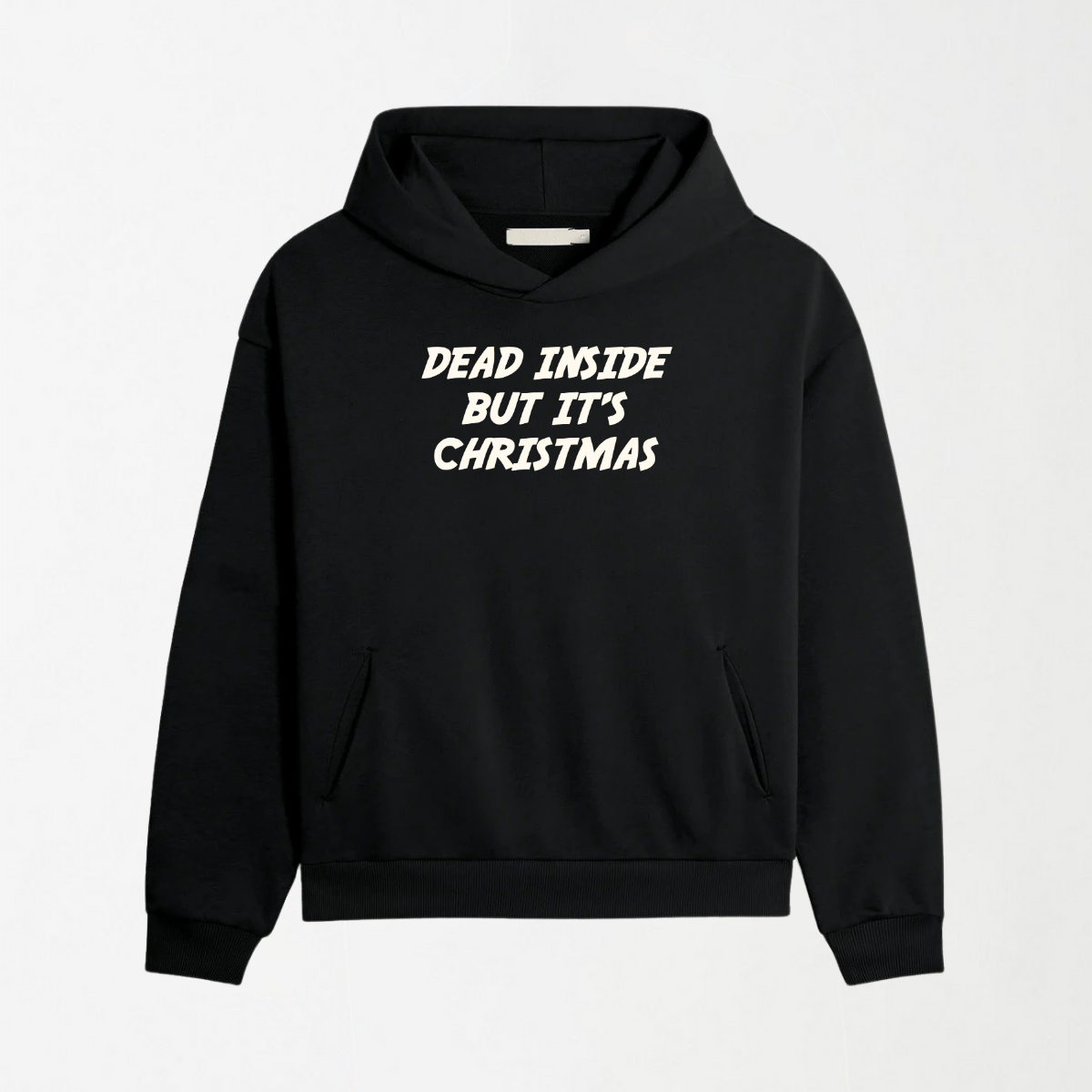 Christmas Skeleton - Black Graphic Hoodie S - Premium Unisex | LEKSI Pakistan