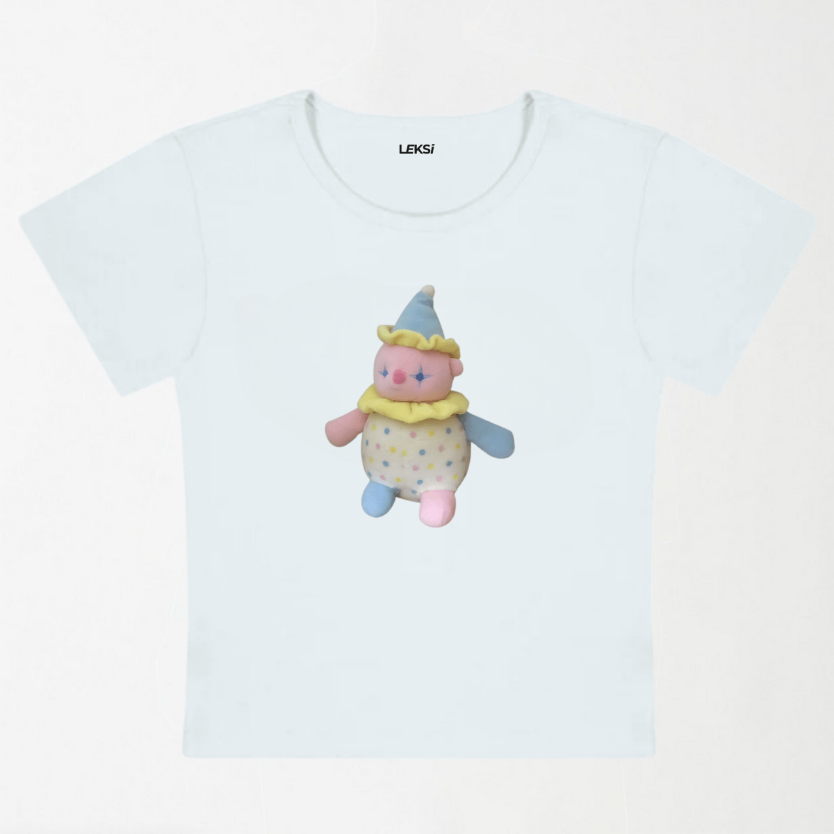 Clowncore Stuffie Y2K Baby Tee XXS - Premium Unisex | LEKSI Pakistan