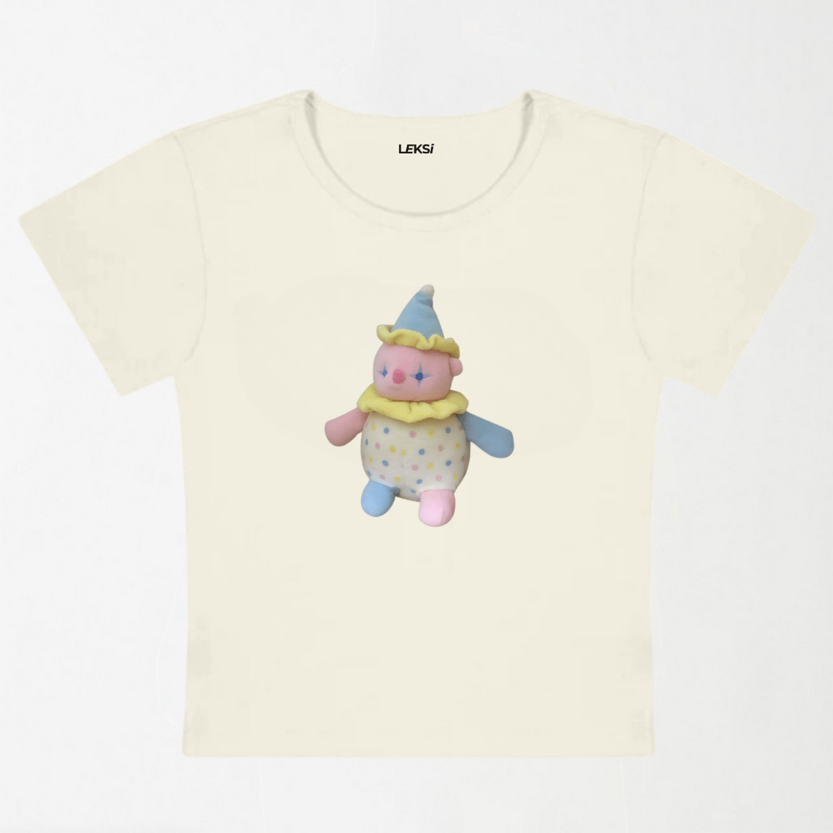 Clowncore Stuffie Y2K Baby Tee XXS - Premium Unisex | LEKSI Pakistan