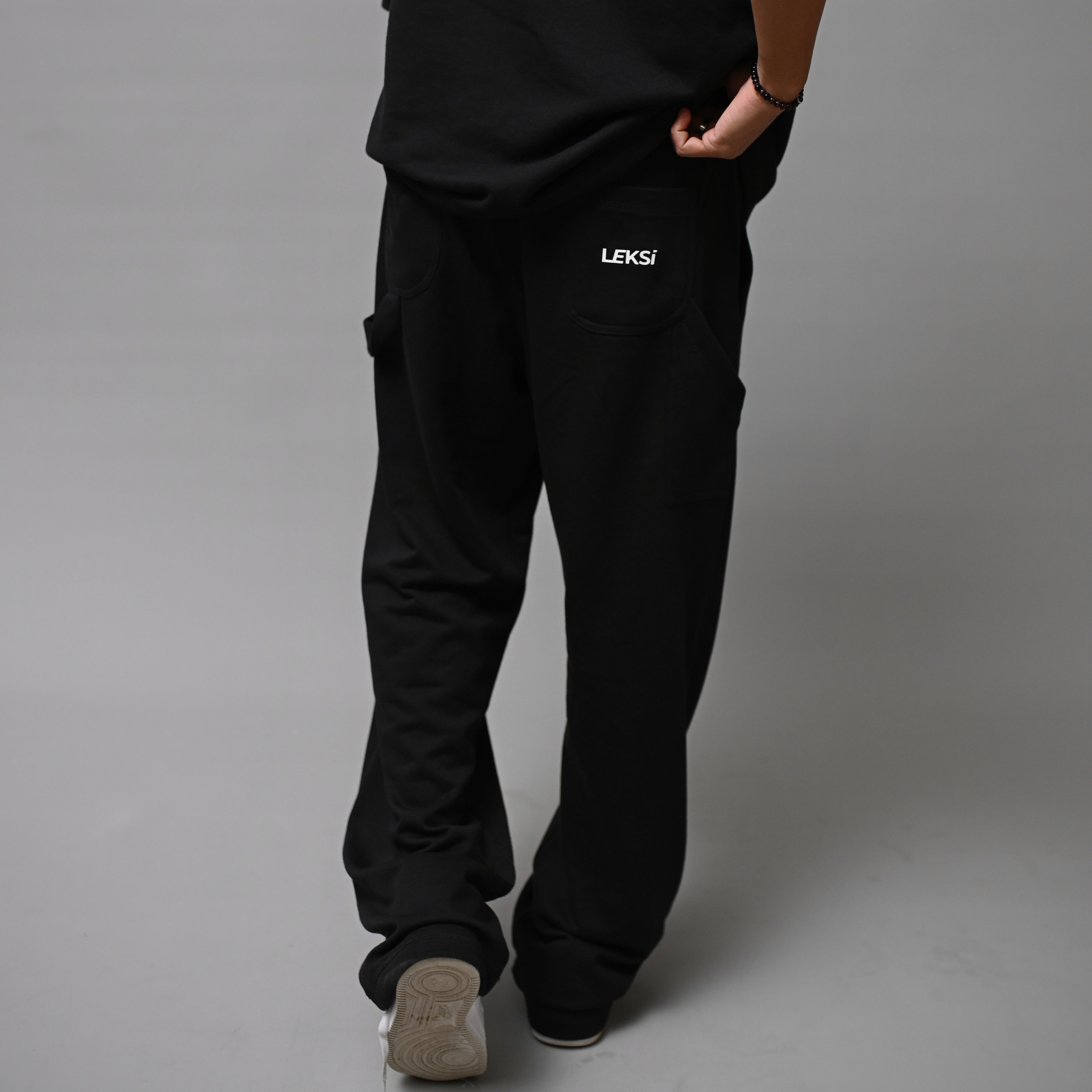 Coal Black Terry Co - ord XS - Premium Unisex Terry Coord | LEKSI Pakistan