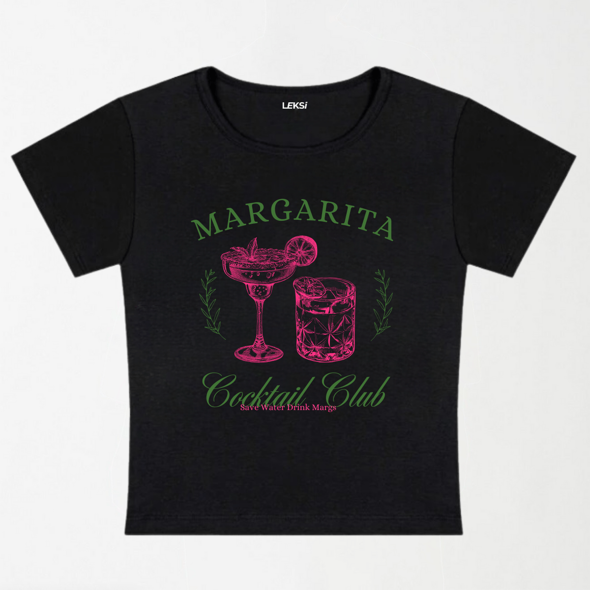 Cocktail Club Y2K Baby Tee XXS - Premium Unisex | LEKSI Pakistan